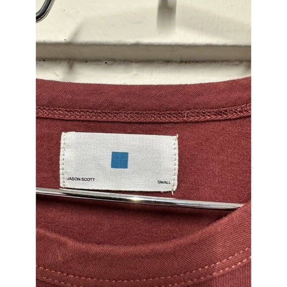 Jason scott NWOT Martin Long Sleeve crew-neck Port color t-shirt Size S - Picture 4 of 8